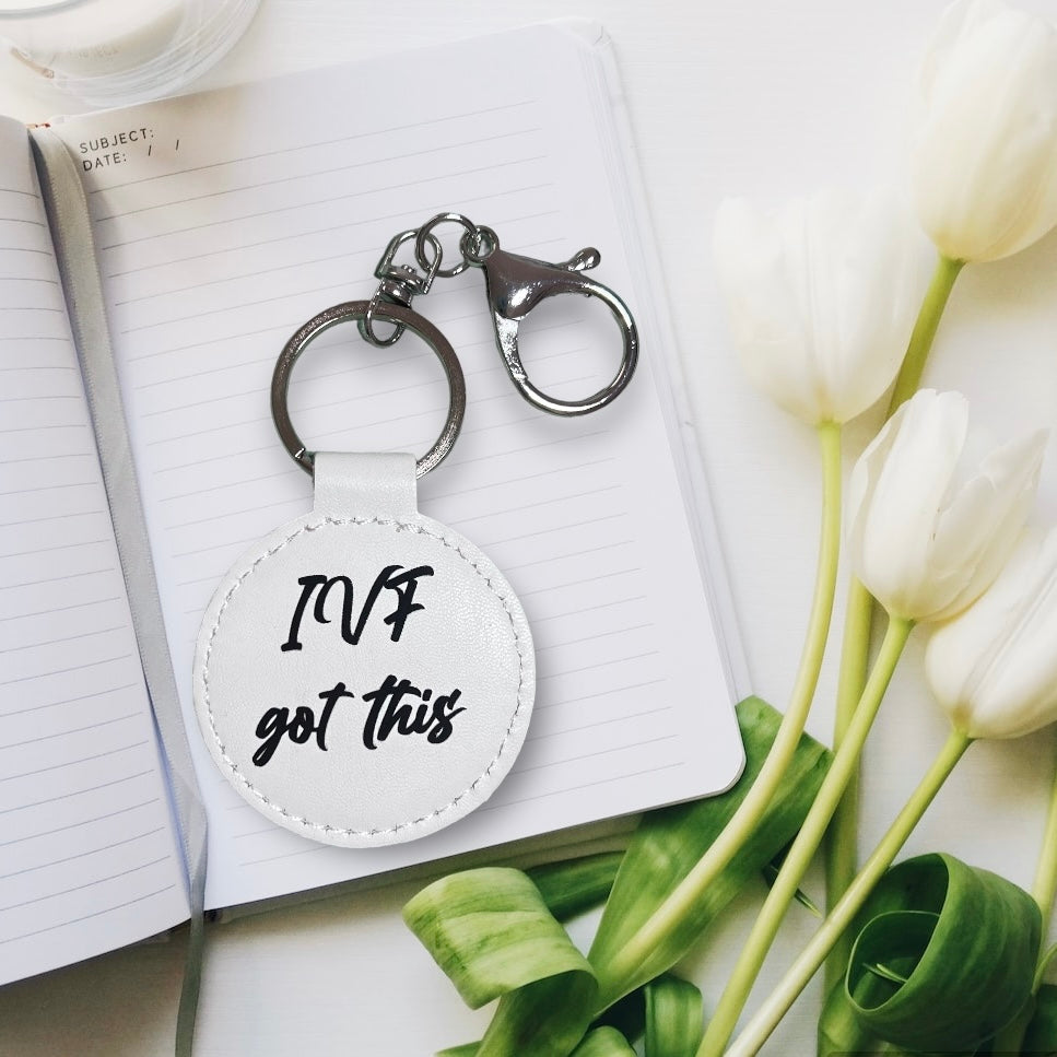 IVF got this Keyring | Leather