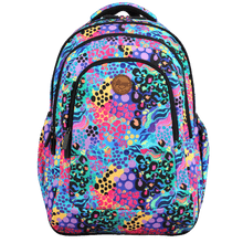 Load image into Gallery viewer, Alimasy Large School Backpack - Electric Leopard
