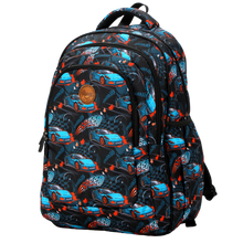 Load image into Gallery viewer, Alimasy Large School Backpack - Racing Cars
