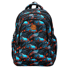 Load image into Gallery viewer, Alimasy Large School Backpack - Racing Cars
