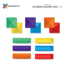 Load image into Gallery viewer, Connetix 42 Piece Rainbow Square Pack

