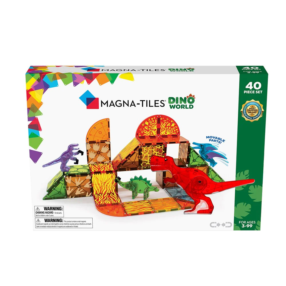 Magna Tiles - 40 Piece Set | Dino World