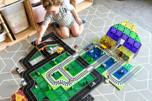 Load image into Gallery viewer, Magnetic Tile Topper | 36 Piece Train Track Set
