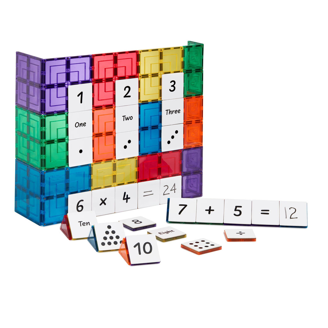 Magnetic Tile Topper | 40 Piece Numeracy Pack