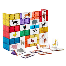 Load image into Gallery viewer, Magnetic Tile Topper | 40 Piece Animal Duo Puzzle Pack
