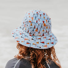 Load image into Gallery viewer, Kids Swim Bucket Hat UPF50+ - Boat
